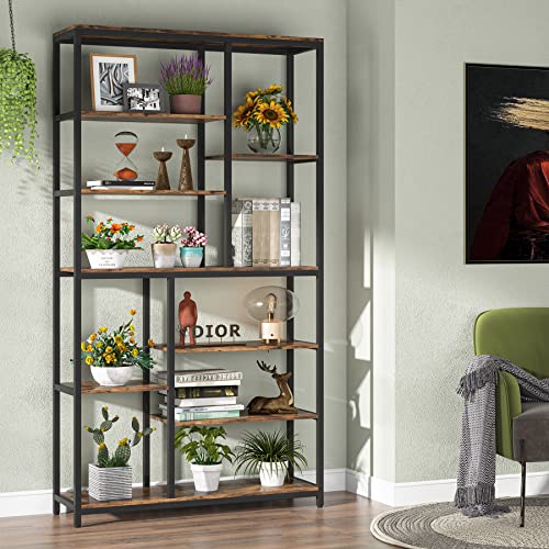 79 inches Tall 8-Tier Wood Bookshelf F2105