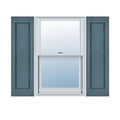 12 inchw x 29 inchh Vinyl Raised Panel Shutters with Shutter-Loks, Wedgewood Blue G43052