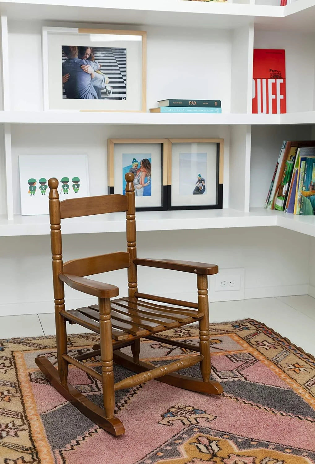 Natural Oak Child's Porch Rocker G6294