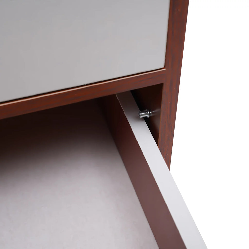 Wood Nightstand with Storage J616