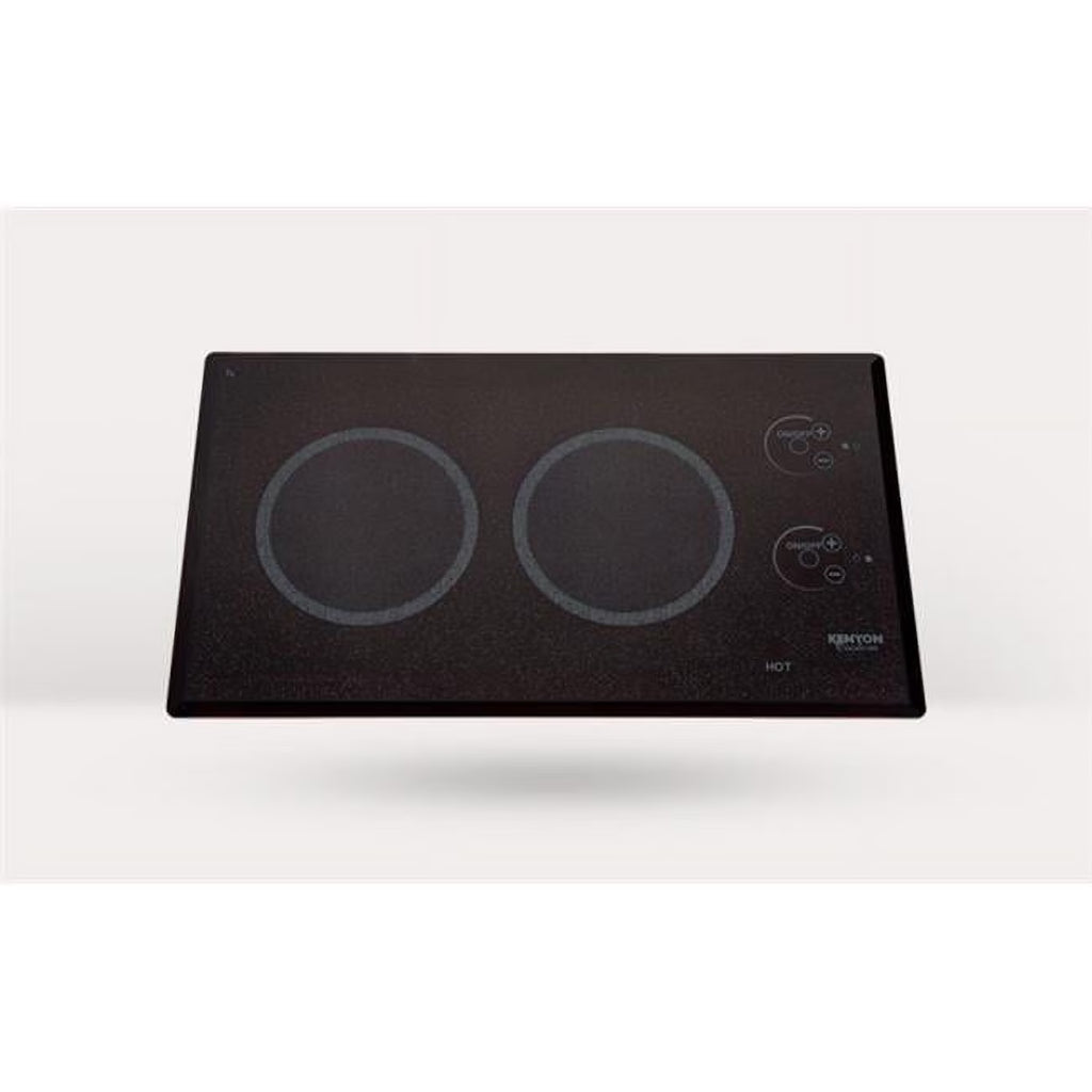 2-Burner 208V Black Touch Control Cooktop U696