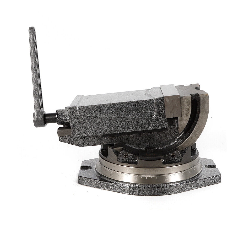 5" Precision Milling Vise 2Way Clamp Machine Accessory Set 90º Tilting with Swivel Base J19855