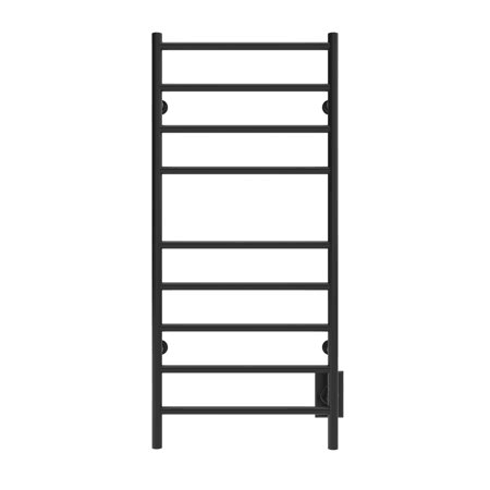 Black Hardwired Stainless Steel Towel Warmer X2852