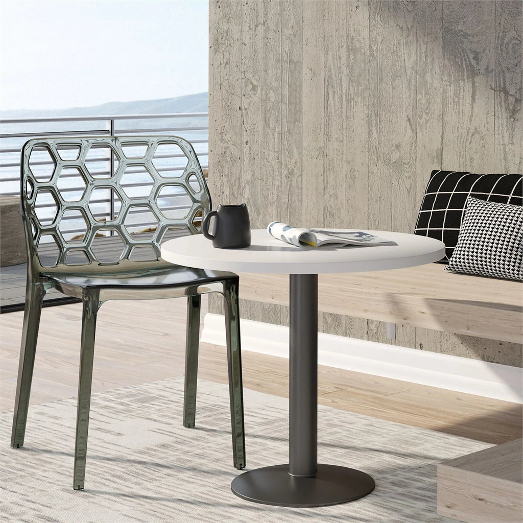 Black Plastic Dining Side Chair M5133