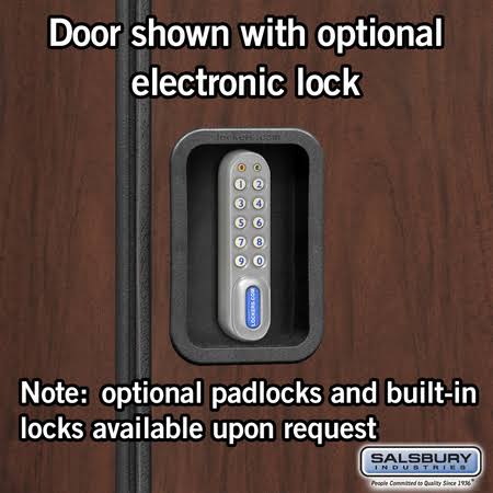 Mahogany Wood Locker C332