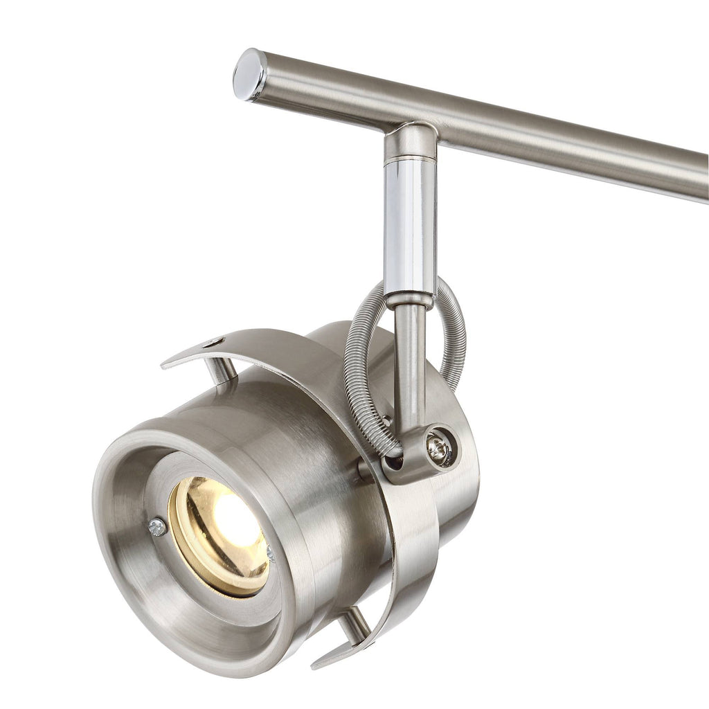 6-Light Satin Nickel LED Track Light R641