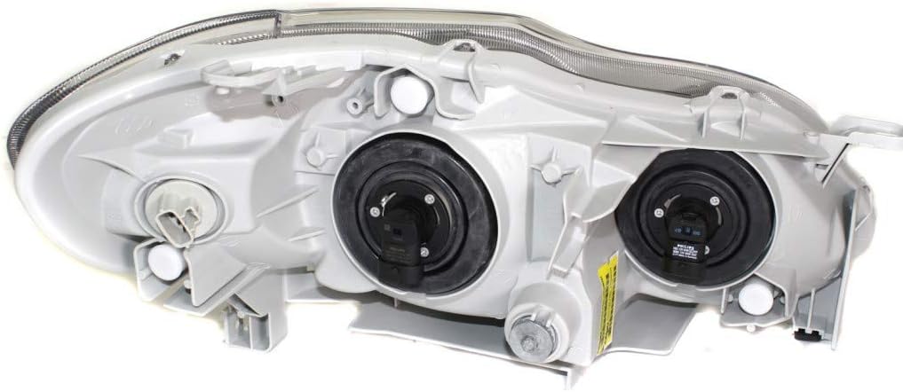 2005-2008 Toyota Corolla Headlight Assembly Driver and Passenger Side with Bulbs M411
