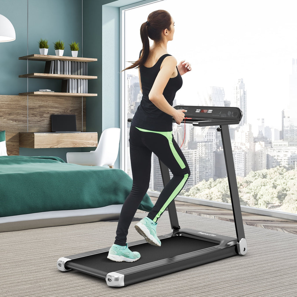 Electric Treadmill Compact Walking Running Machine S534611